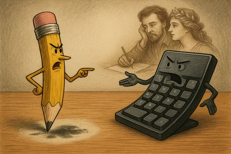Creionul și tastatura?